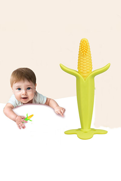 tinymaya Lüx Mısır Bebek Diş Kaşıyıcı, Diş Fırçası, Bebekler İçin Güvenli Diş Kaşıma Oyuncağı
