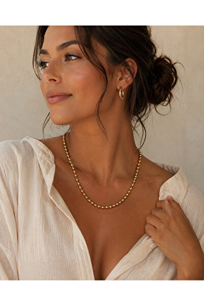 XUPING JEWELRY Dorika Kolye 14 Ayar Altın Kaplama Orijinal XP Damgalı