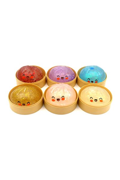 ADDA Squishy cu sclipici,Culoare Aleatorie, Model Kawaii, 8,5 cm