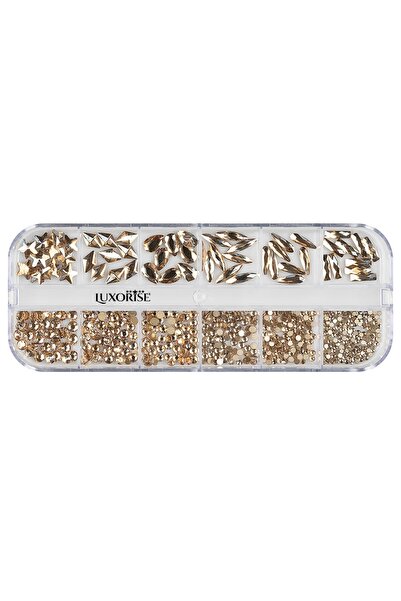 LUXORISE Strasuri pentru unghii, Comoara perfectă, 12 modele