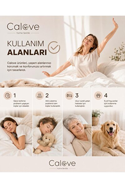 calove Protector de saltea premium din microfibră, impermeabil - Protector de saltea cu protecție integrală a marginilor (pentru bebeluși/Twin/Double/King Size)
