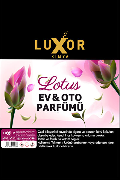 Luxor Kimya Lotus Ev Ve Oto Kokusu 5 Lt
