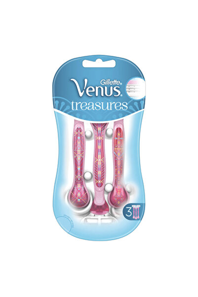 Gillette Venus Treasures Disposable Razor, 3 pcs