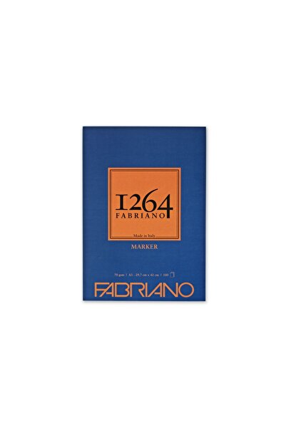 Fabriano Bloc de desen 1264 Marker, A3, 70gr, 100 coli, fără spirală Fabriano
