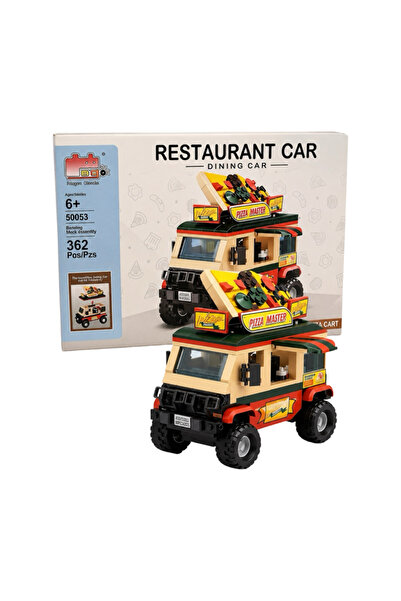 Universul Jucăriilor Set Construcție Pizza Master Dining Car – 362 Piese