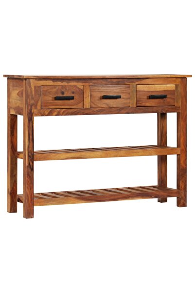 Concept Servantă cu 3 sertare, 110 x 30 x 80 cm, lemn masiv de acacia