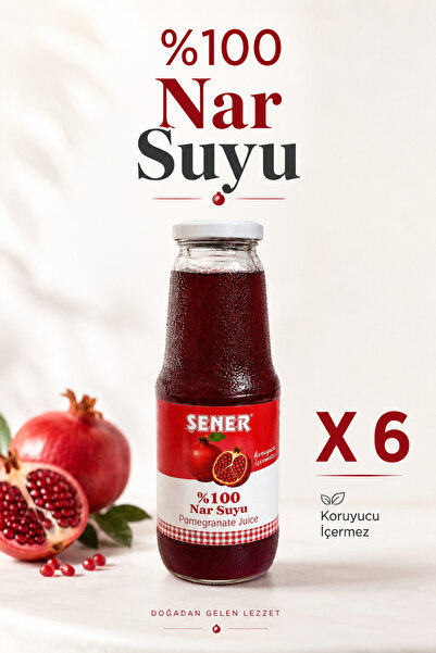 Şener %100 NAR SUYU MEYVE SUYU İÇECEK 1 L