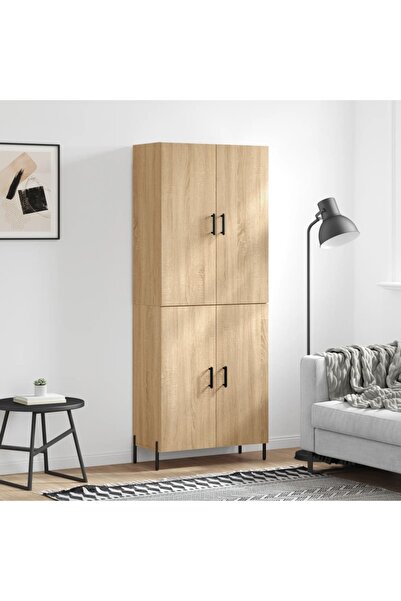 Concept Dulap înalt, stejar sonoma, 69,5x34x180 cm, lemn compozit