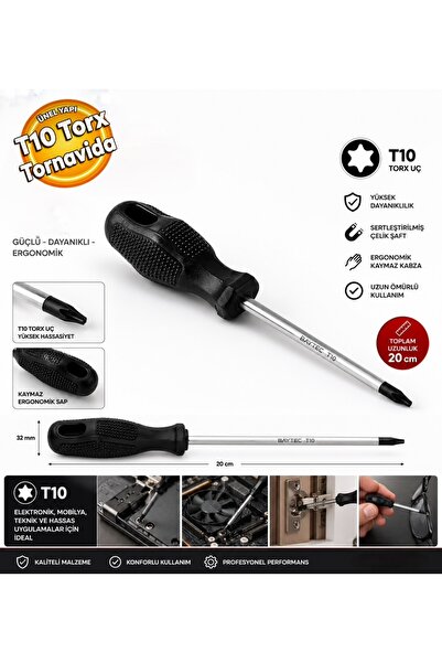 Baytec T10 Torx Tornavida