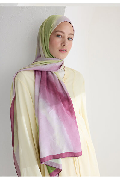 Freshscarfs Ombre Floş Viskon Şal Gül Pembe