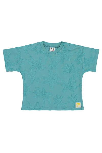 Civil Baby Tricou cu imprimeu palmier pentru 6-18 luni - Verde 6-9 luni