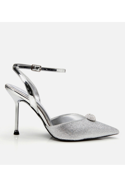 Hotiç Γυναικείο βραδινό φόρεμα Lame Stone Stiletto