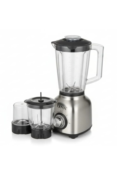 Denx 3-in-1 Multi-Functional Countertop Blender Set | 1.5L High-Capacity Jug,...