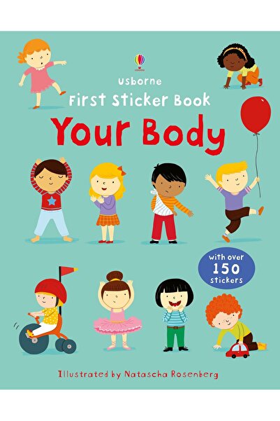 Usborne Children's book, Usborne, First Sticker Book Your Body, 3+ years