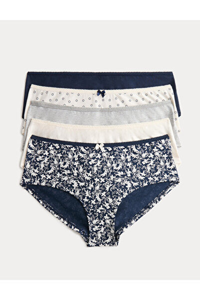 Marks & Spencer 5'li Cotton Lycra Short Külot Seti