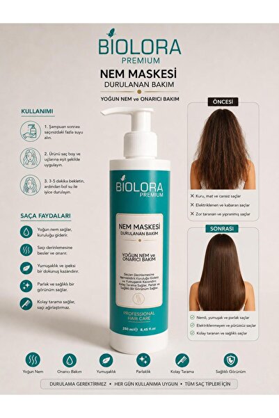 Biolora YOĞUN NEM MASKESİ 250ML.