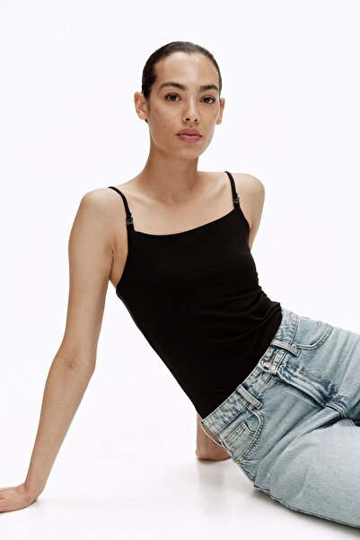 H&M MAMA Askılı Yumuşak Emzirme Üstü