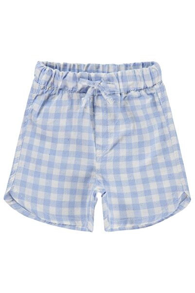 Civil Baby Checkered 6-18 Months Shorts - Blue