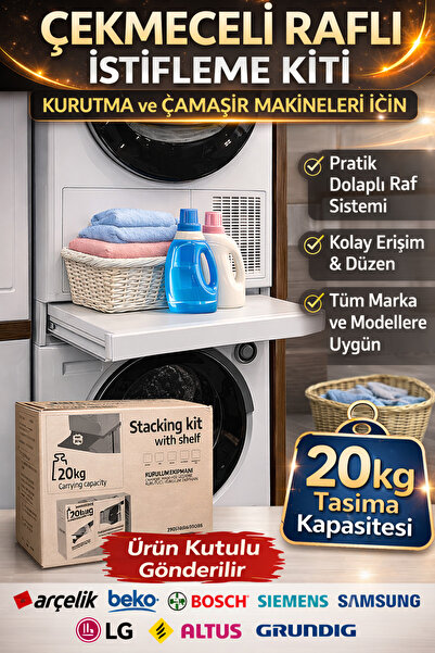 Care Protect Candy Hoover Universal Kayar Raflı Kurutma Makinesi Aparatı (TÜM...