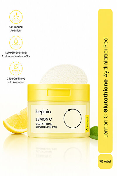 beplain Lemon C Glutathione Aydınlatıcı Ped - 70 Adet