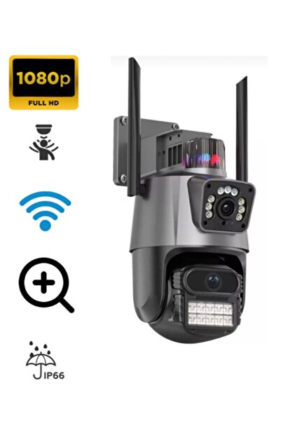 ATAsoft BLM-61 FULL HD 1080P IP66 Wifi Akıllı Hareket Sensörlü Takip 4X ZOOM ...