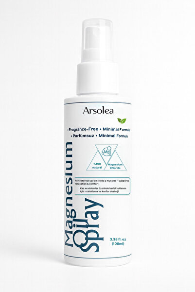 Arsolea Magnesium Spray – %100 Doğal Magnezyum Chloride