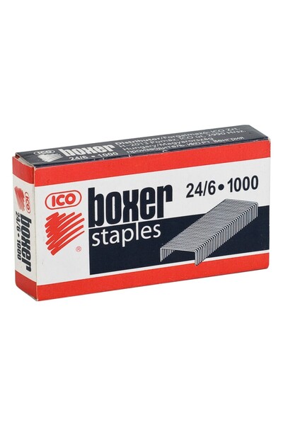 BOXER Agrafe 24/6 1000 buc/cutie ICO Boxer-Q