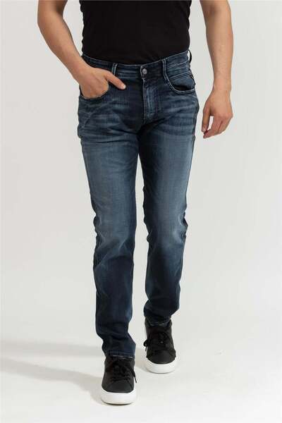 Replay Anbass Slim Erkek Jean Pantolon Mavi