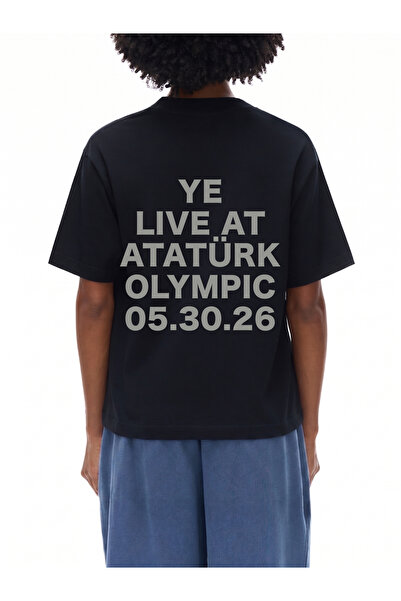 Mercher Club Kanye West Istanbul Tour 2026 YE Live T-Shirt, Premium Kalın Kum...