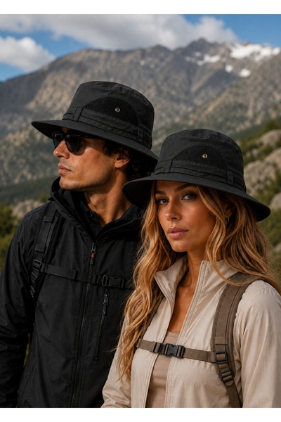 GlassySKY Luxury Safari Style Mesh Breathable Unisex Women/Men Hat