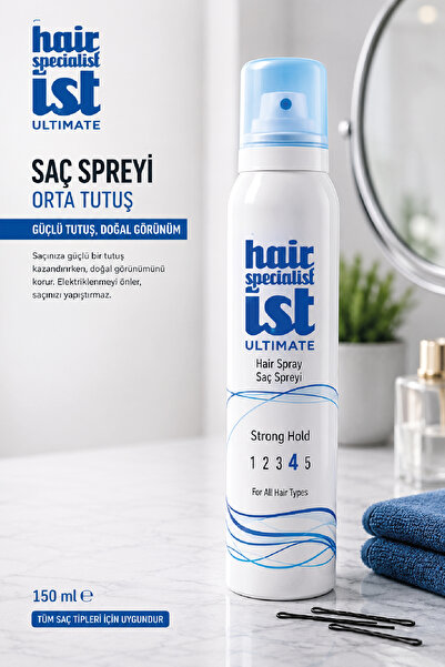 Huncalife Hair Specialist Ultimate Saç Spreyi - Orta Tutuş 150 Ml - Saç Sprey...