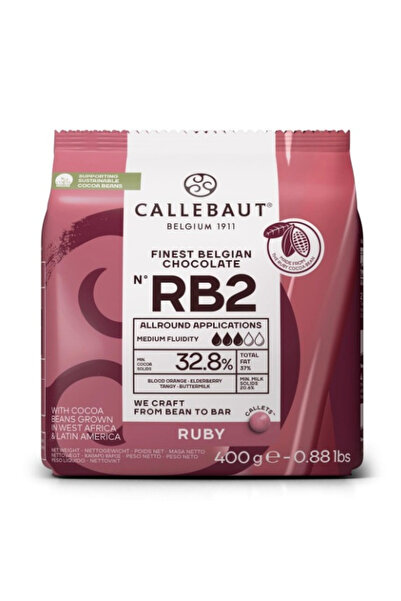 Callebaut Ruby Damla Çikolata 400 Gram