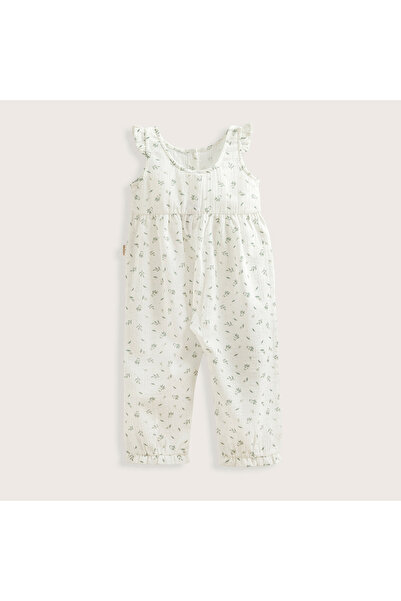 Chakra Ecru Floral Jumpsuit