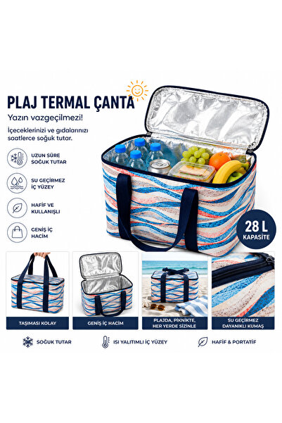 Hc Termal çanta - Termal Termos - 36 Lt-Piknik/Kamp Çantası