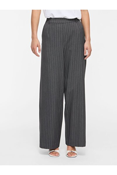 VILA High Waist Hose Nadelstreifen