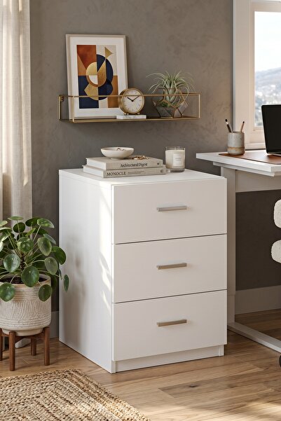 Yurudesign Vario C 3 Çekmeceli Keson Ofis Masası Altı Dolabı Yazıcı Sehpası B...