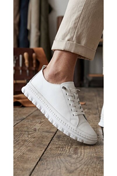 Modiva shoes Relax Akıllı Bağcık Sistemli Hakiki Deri Günlük Ayakkabısı