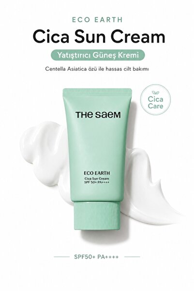 THE SAEM كريم الشمس إيكو إيرث سيكا بعامل حماية من الشمس 50+ PA++++ / كريم الش...