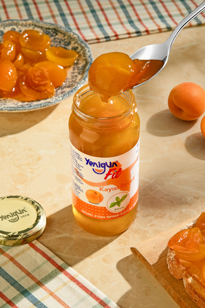 Yenigün STEVİALI FİT Kayısı Reçeli %45 Meyve - 280 gr