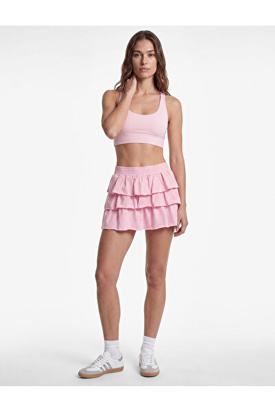 Koton Layered Flounce Comfortable Fit Cotton Mini Sports Shorts Skirt