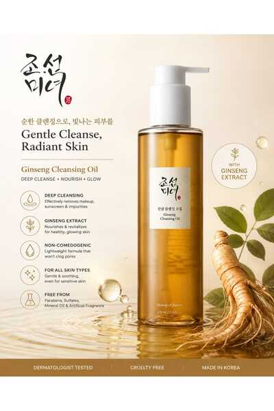 Beauty of Joseon بيوتي اوف جوسون زيت تنظيف الجينسغ 210 مل