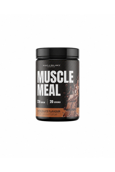 MUSCLE BALANCE Proteinli Öğün Tozu Muscle Meal 1000 Gr 20 Servis Çikolata