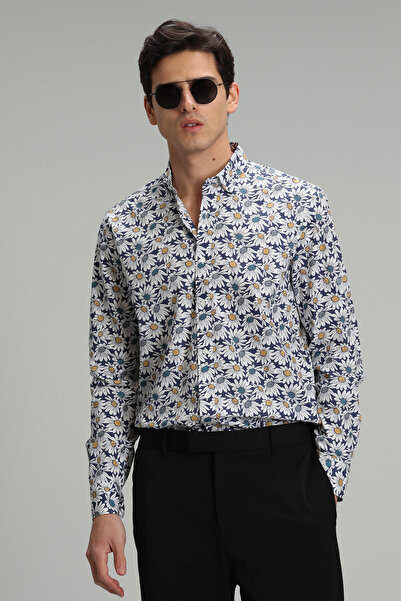 Lufian Ruben Men's Smart Shirt Comfort Slim Fit Saks