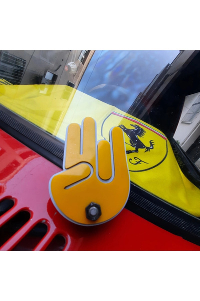 araç parça Universal Jdm Silecek Süsü 1 Paket 2 Adet(sarı Renk)