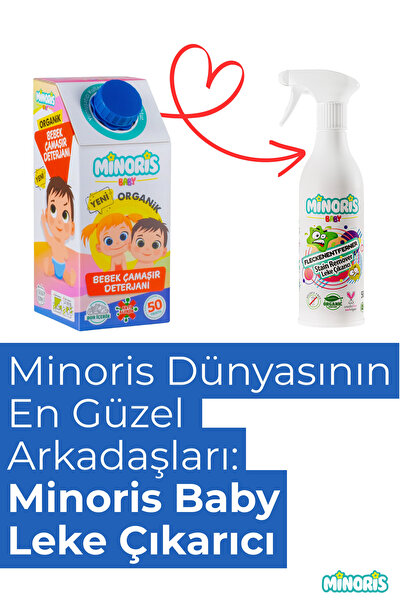 Minoris Baby Organik Antialerjik Bebek Çamaşır Deterjanı 50 Yıkama