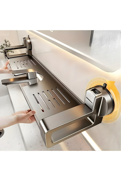 topaqua Raft Metalic Tip Etajera Baie, Bucatarie, Sink Fairy Bath, Organizato...