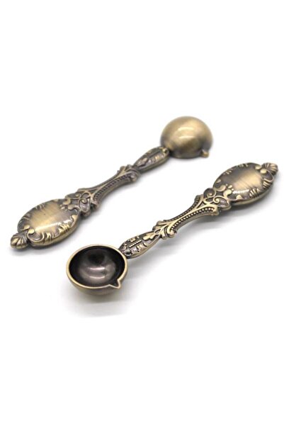 Profisher Döküm Metal Mum Mühürü Eritme Kaşığı Eskitme Retro Prinç