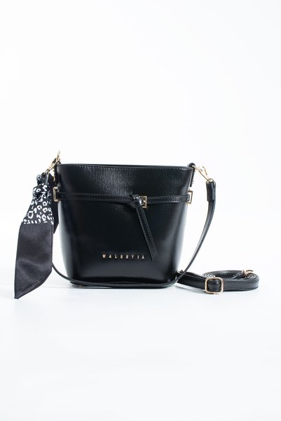 DEV 3 ADAM Black Scarf Women's Shoulder Bag Handbag Crossbody Bag