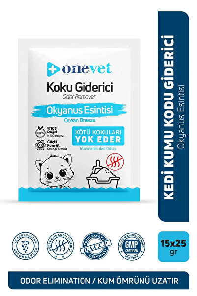Kedi Kumu Koku Giderici Okyanus Esintili 15 Adet 25 gr