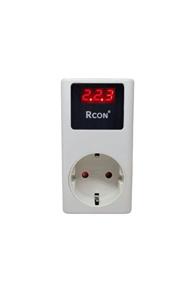 Rcon RCV-02 PRİZMATİK TASARIM AYARLANABİLİR VOLTAJ VE AKIM KORUYUCU PRİZ